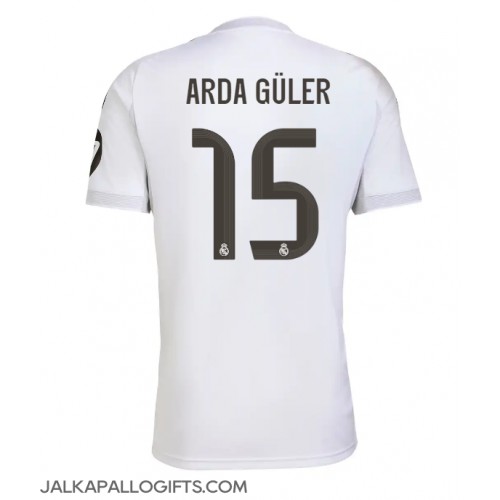 Real Madrid Arda Guler #15 Kotipaita 2025-26 Lyhythihainen